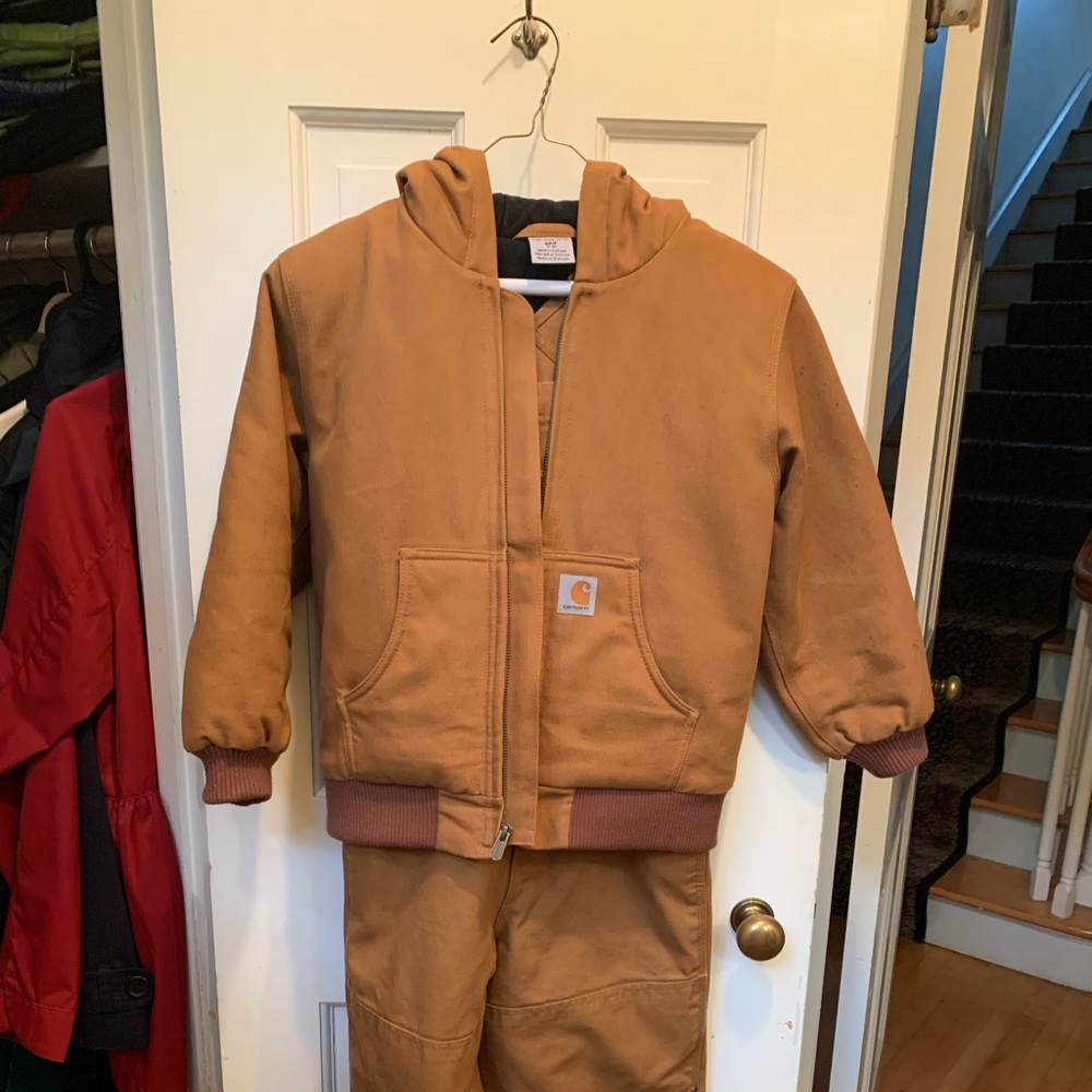 Youth Size Small Carhartt Jacket and Bibs